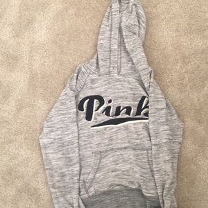 VS PINK GREY VICTORIA SECRET HOODIE